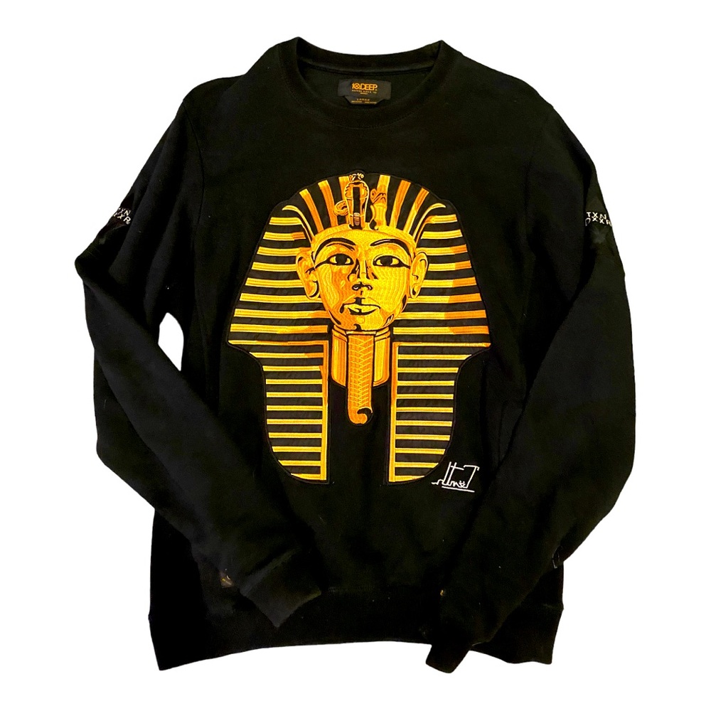 10 Deep Big Face Golf Pharaoh Sweatshirt Size Large